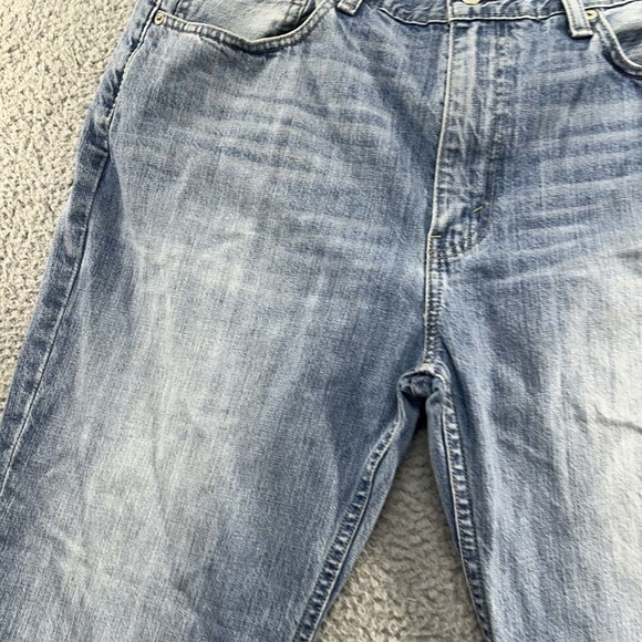 Levis 514 Jeans Mens 38 (36X31) Regular Straight Blue Denim Clean - Picture 3 of 15